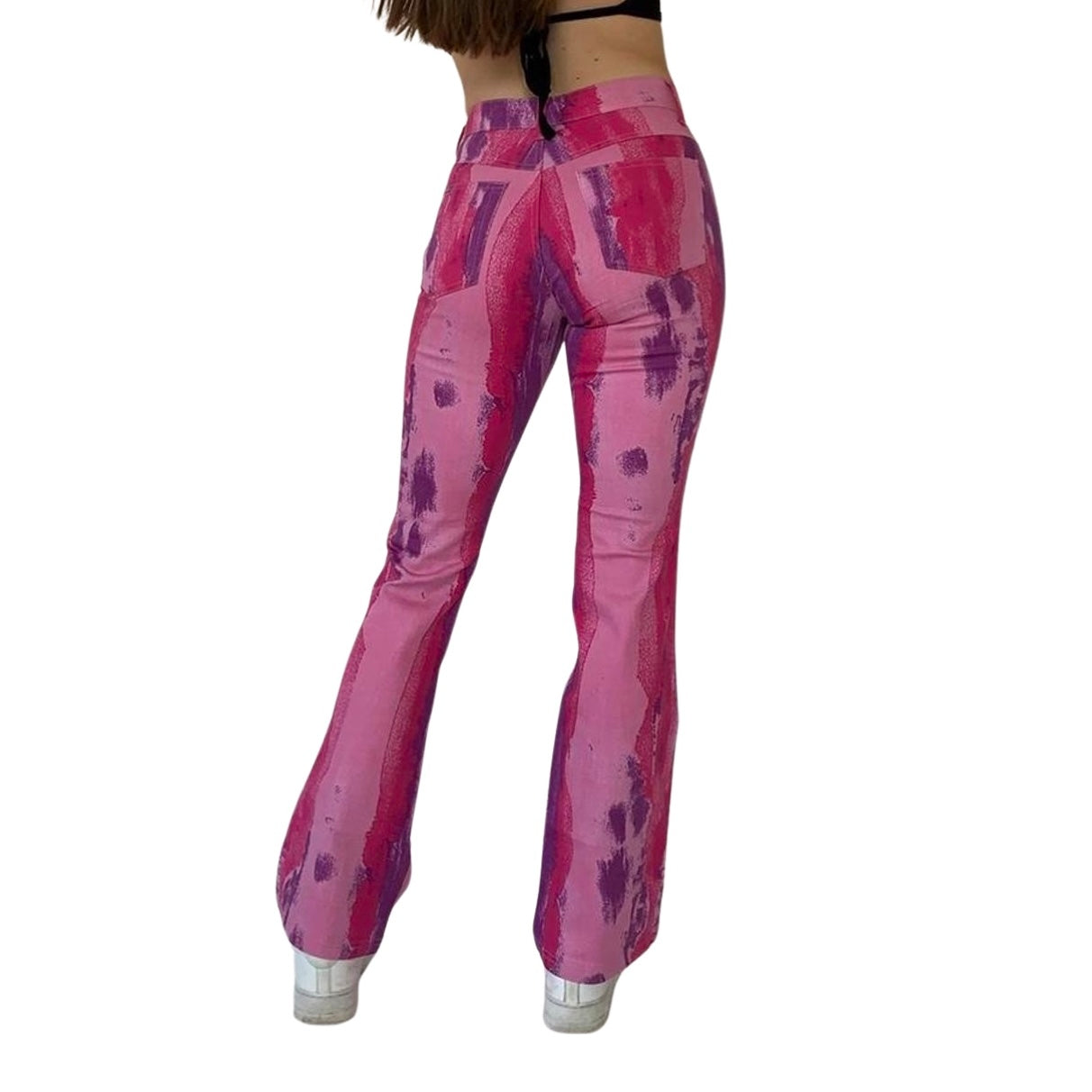 Y2K Watercolor Pants (XS)