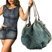 Y2K Denim Bling Bag