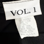 90s Velvet Charm Detail Halter Top (S)