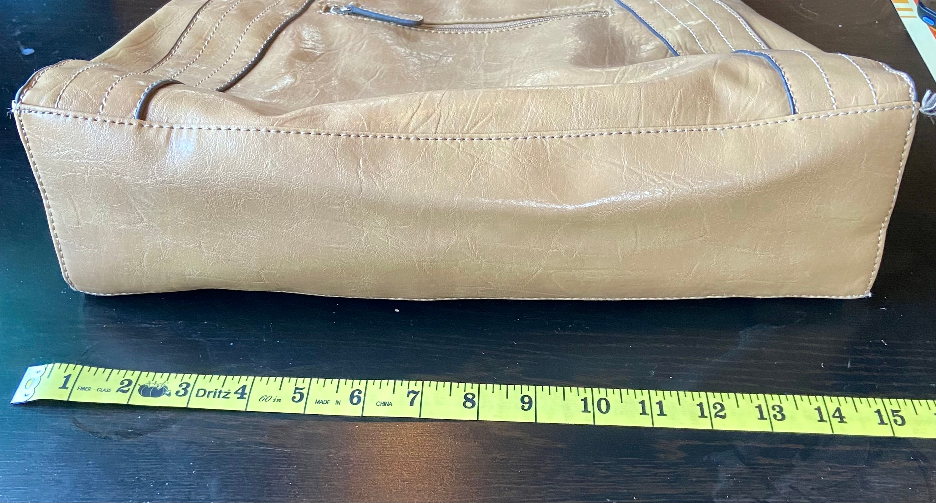 beige midi bag