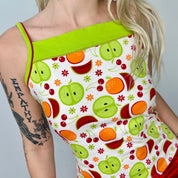 Juicy Fruit Square Neck Tank (S)