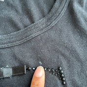 Just Cavalli Rhinestone Logo Tee (XS)