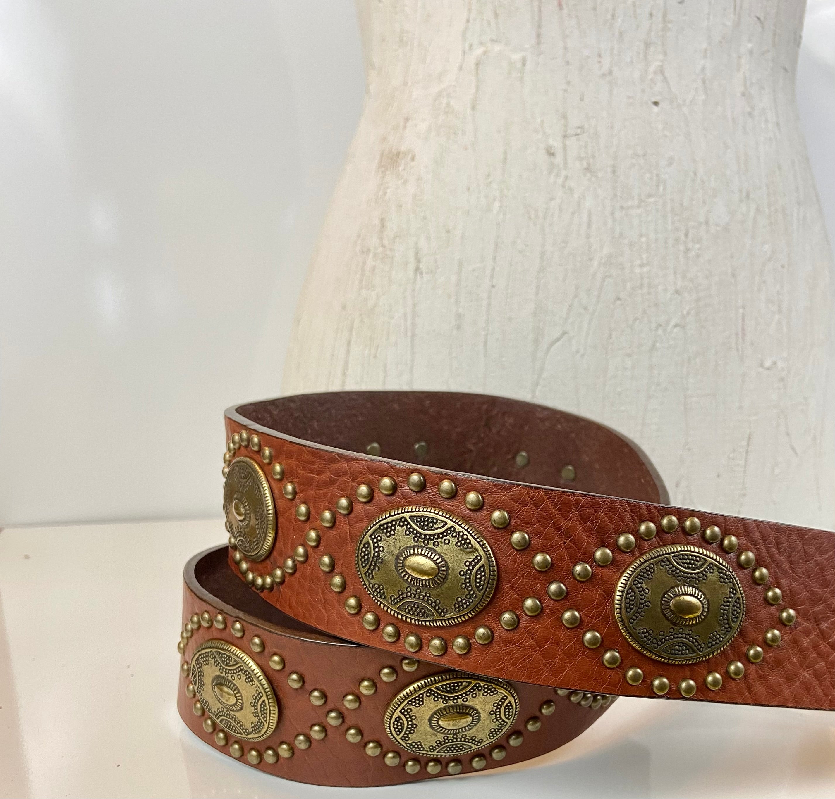 Leather belt
