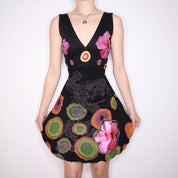 Y2K DESIGUAL Dragon Bubble Dress (S/M)