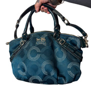 Coach Madison Dotted Op Art Sophia Satchel