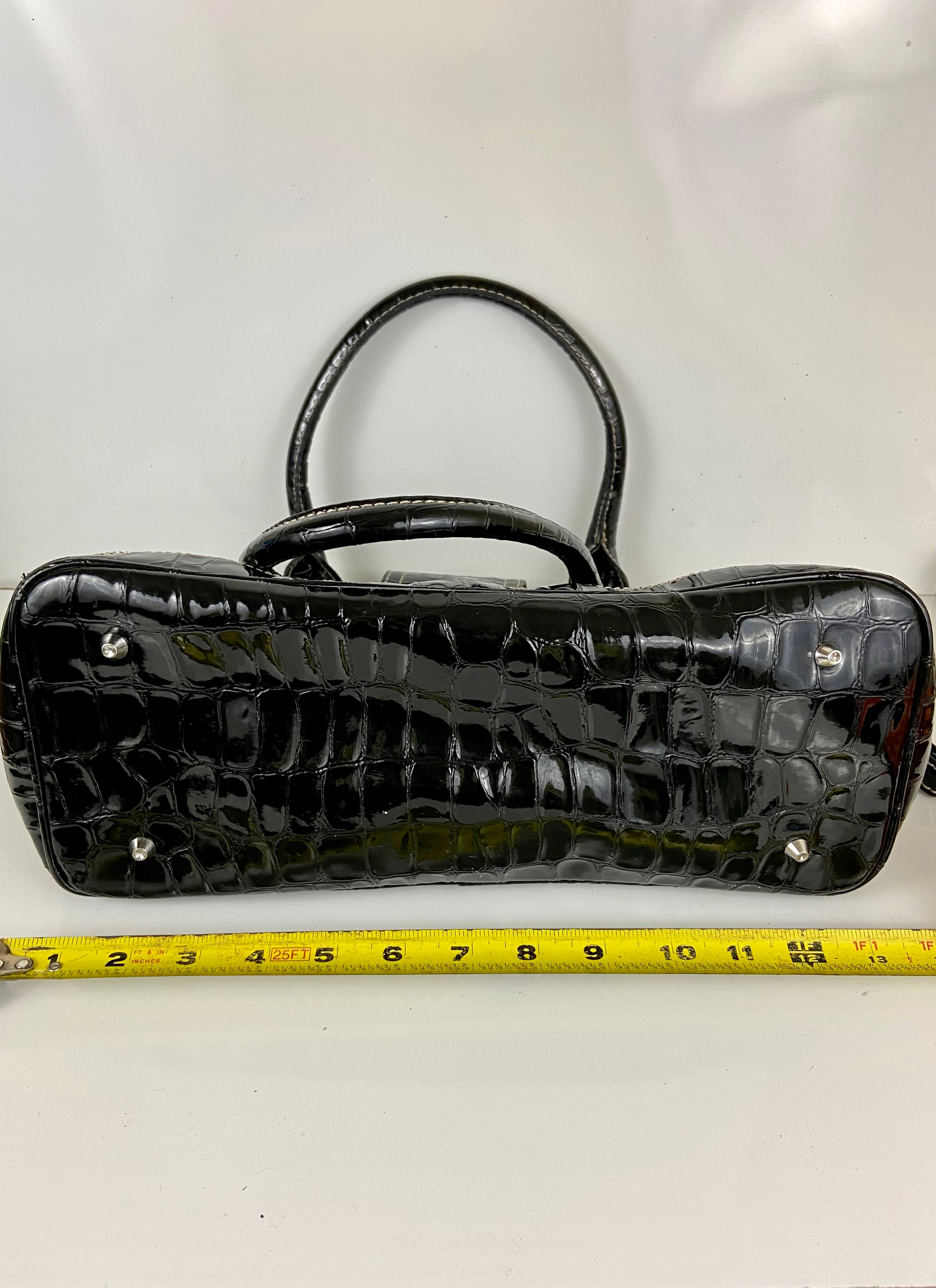 Guess Croc Print Faux Leather
Shoulder Bag