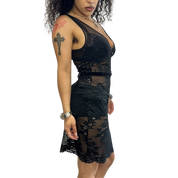 Vintage Italian Intimissimi Lace Midi Dress (S/M)