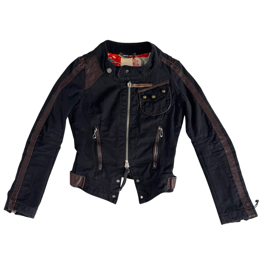 Diesel Black Biker “Night Rider” Jacket (XS/S)