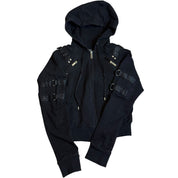 Y2K Bebe Sport Subversive Fitted Zip Up Hoodie (S)