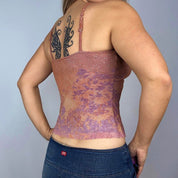 Cosabella Sunset Graphic Mesh Cami (S/M)