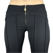 Versace 90s Wool-Blend Zipper Flares (S)