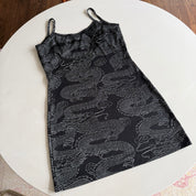 Y2K Slinky Dragon Mini Dress (M)