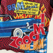 Pop art graphic mesh top (m)