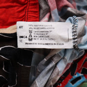 Y2K Italian Abstract Print Camisole (S/M)