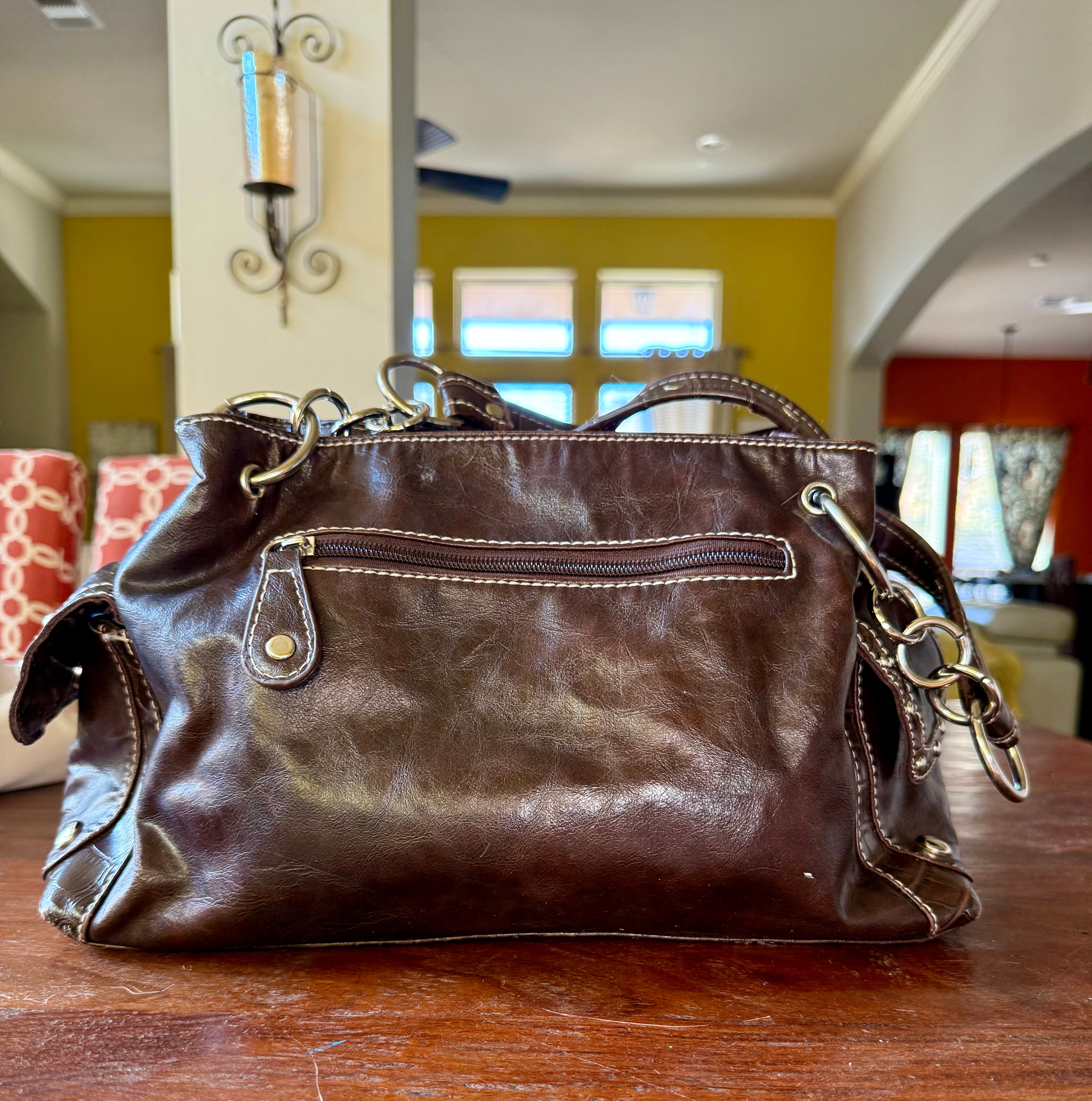 Western big Buckle purse