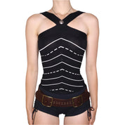 Y2K BEBE Black Silk Tank Top (XS)