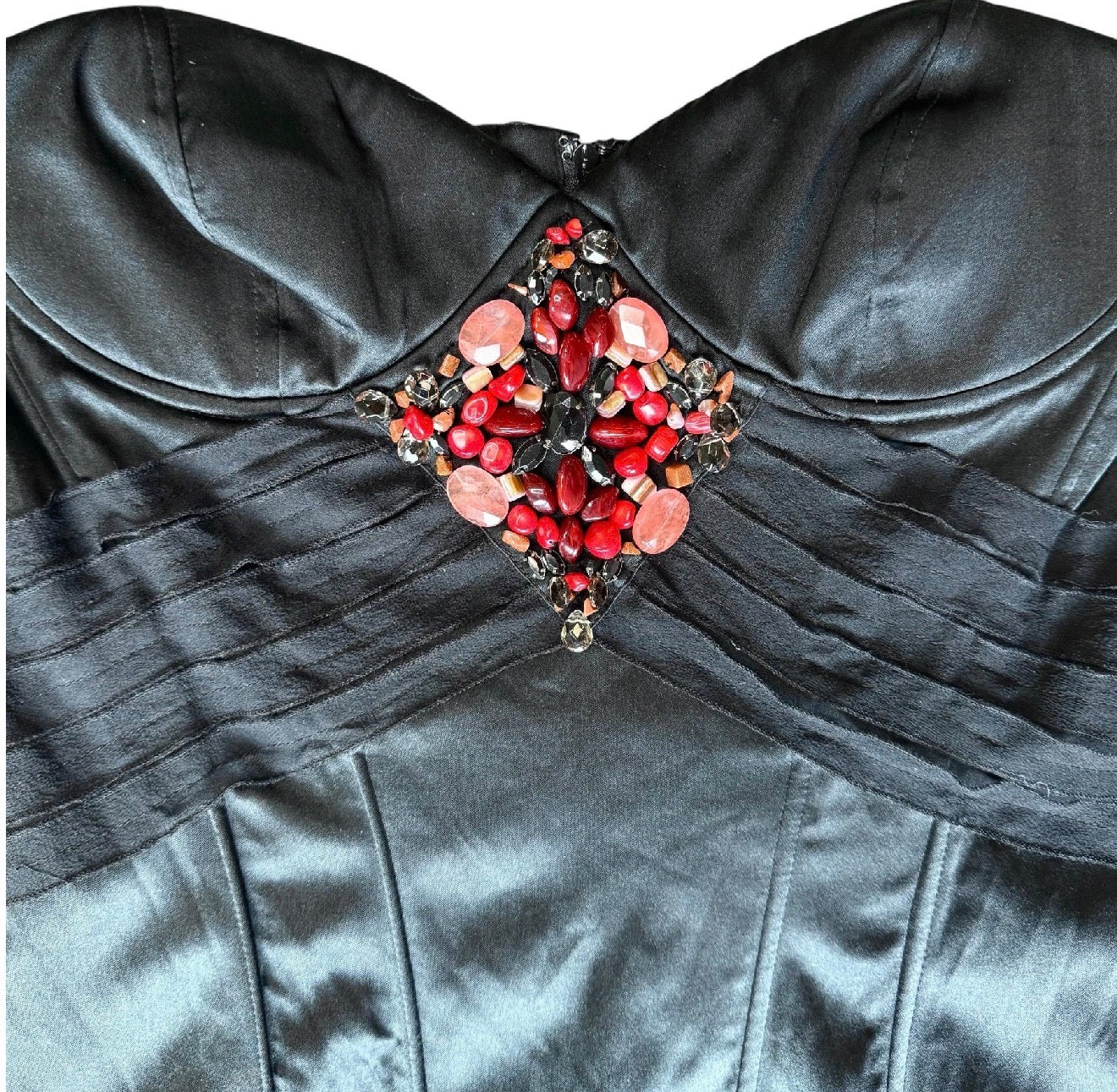 Marciano Silk Beaded Corset (M)