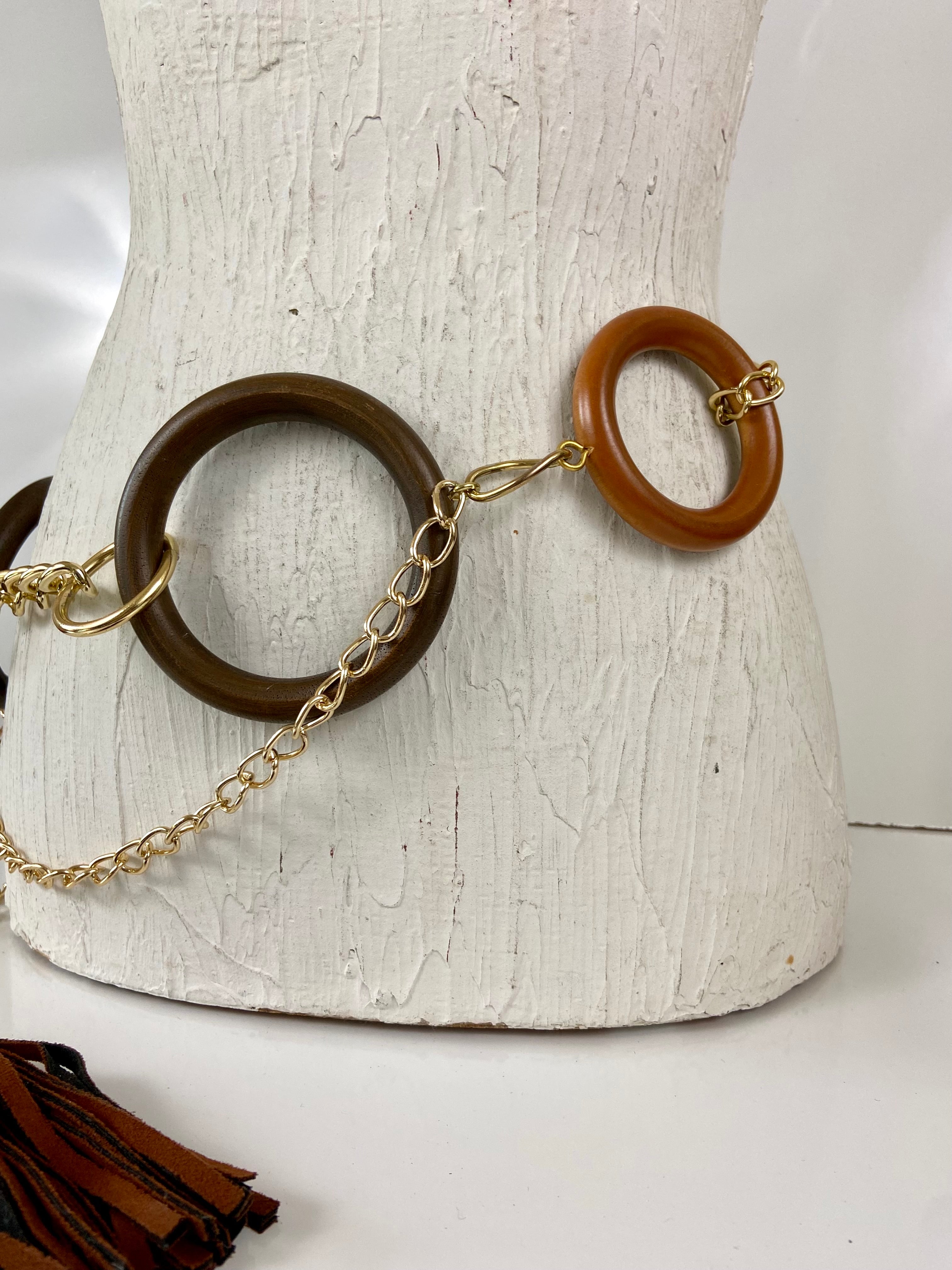 Wood circles 🔘 belt