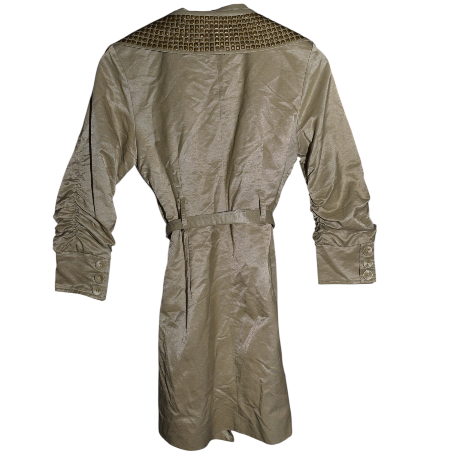 Forever 21 Studded Mini Trench Jacket (S)