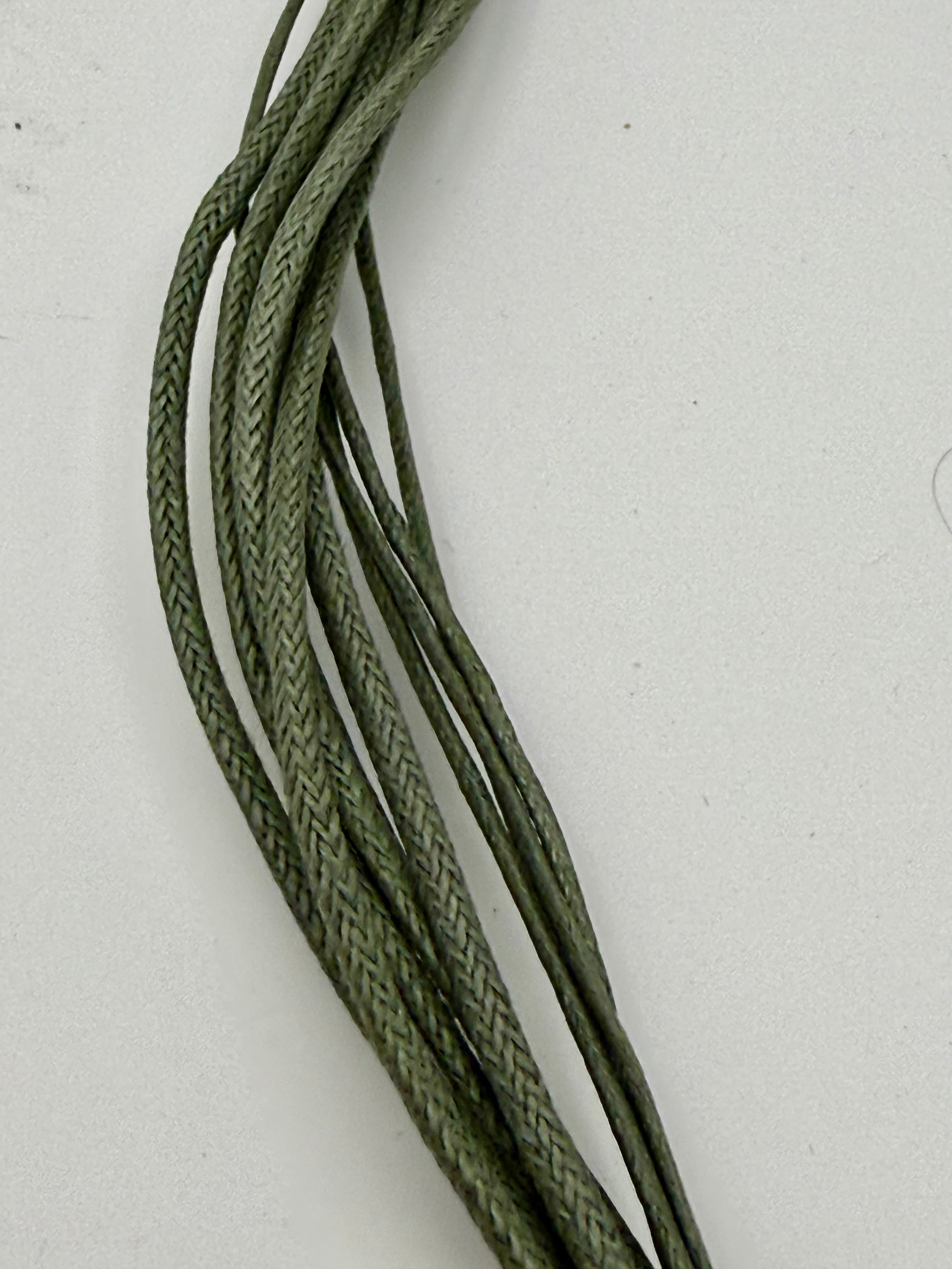 Olive Green Layered Pendant Necklace