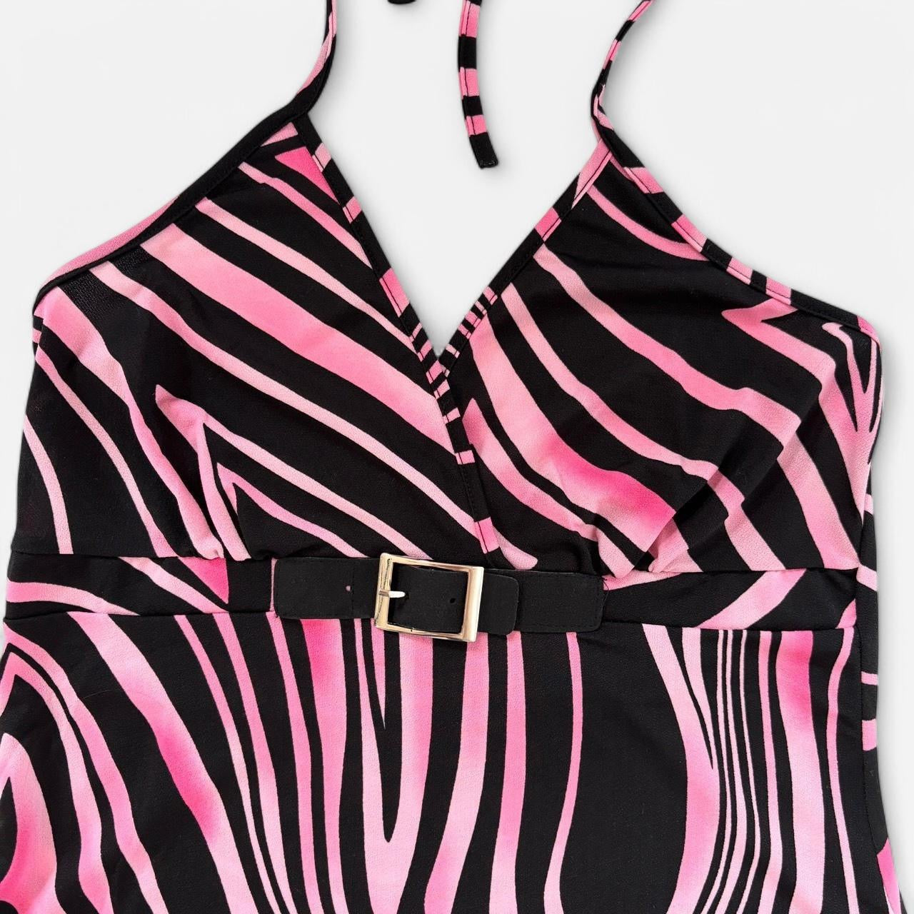 Y2K Groovy Buckle Halter (S/M)