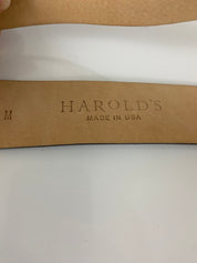 Harold’s leather belt