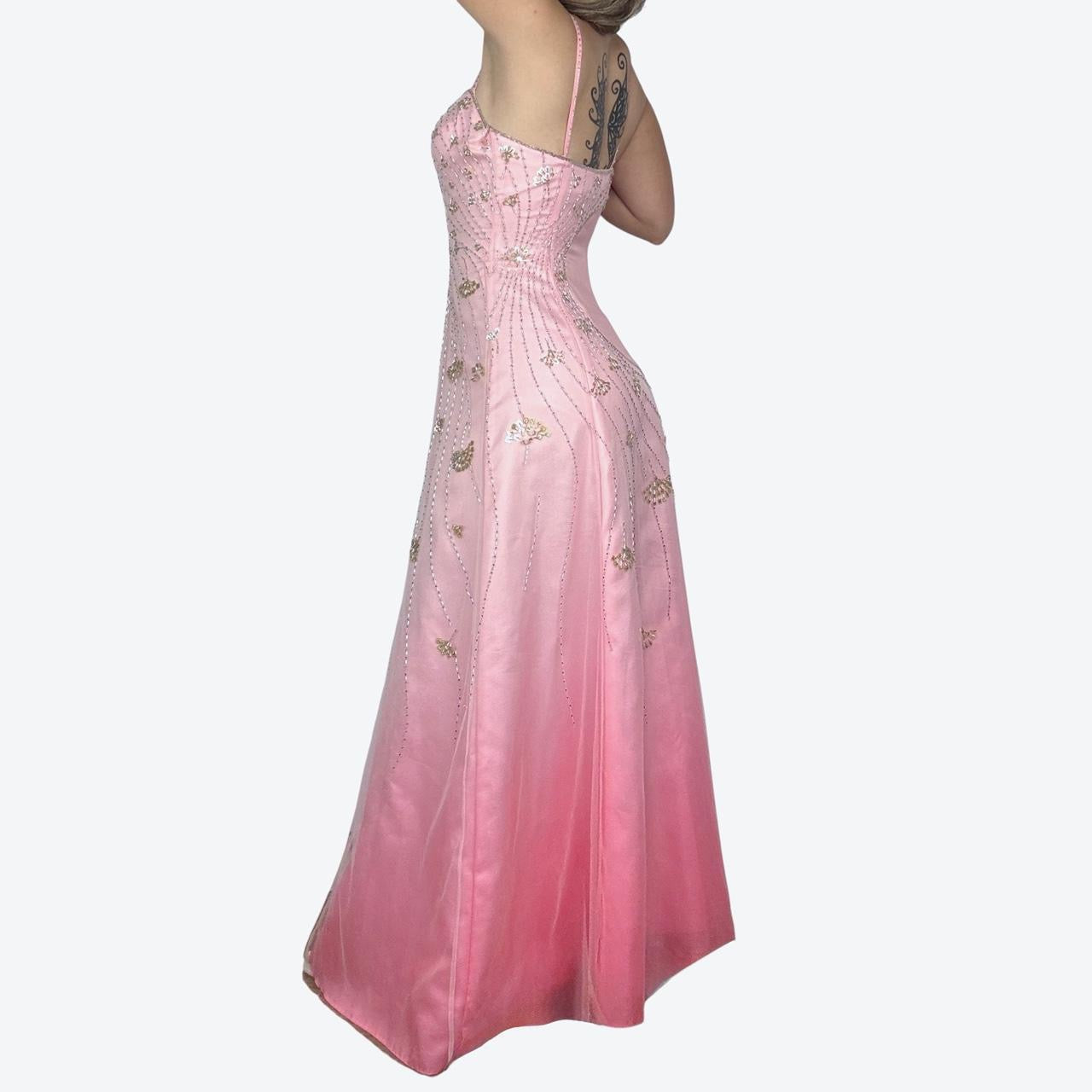 2000s Embellished Ombré Gown (XS)