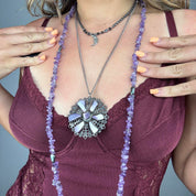 “Amethyst Moon” Layered Necklace Stack