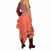 Free People Asymmetrical Ruffle Skirt (S)