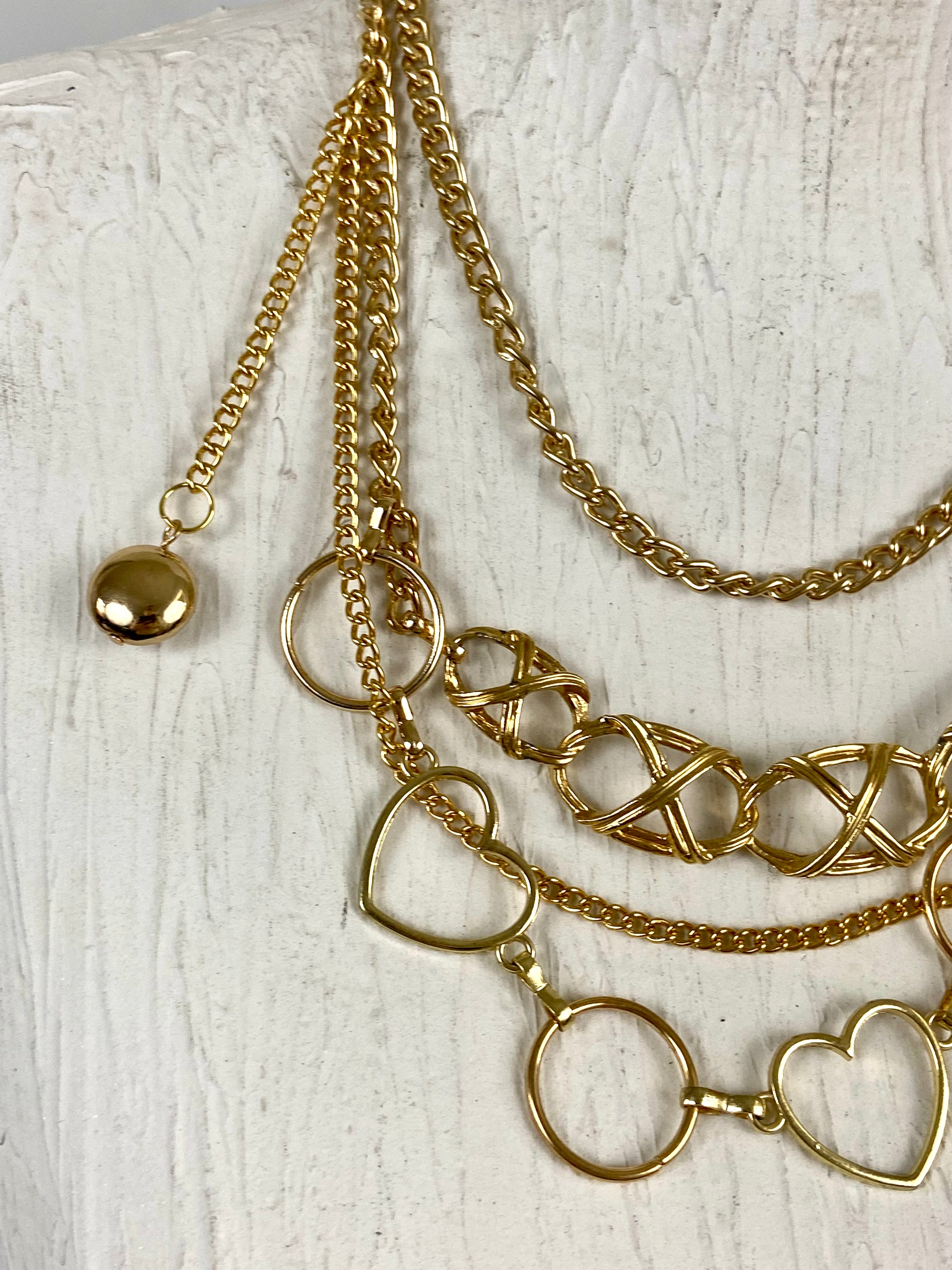Gold layered belt