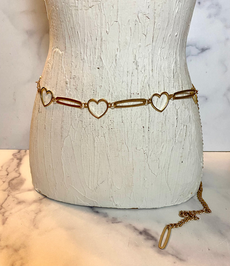 Heart Chain Link Belt