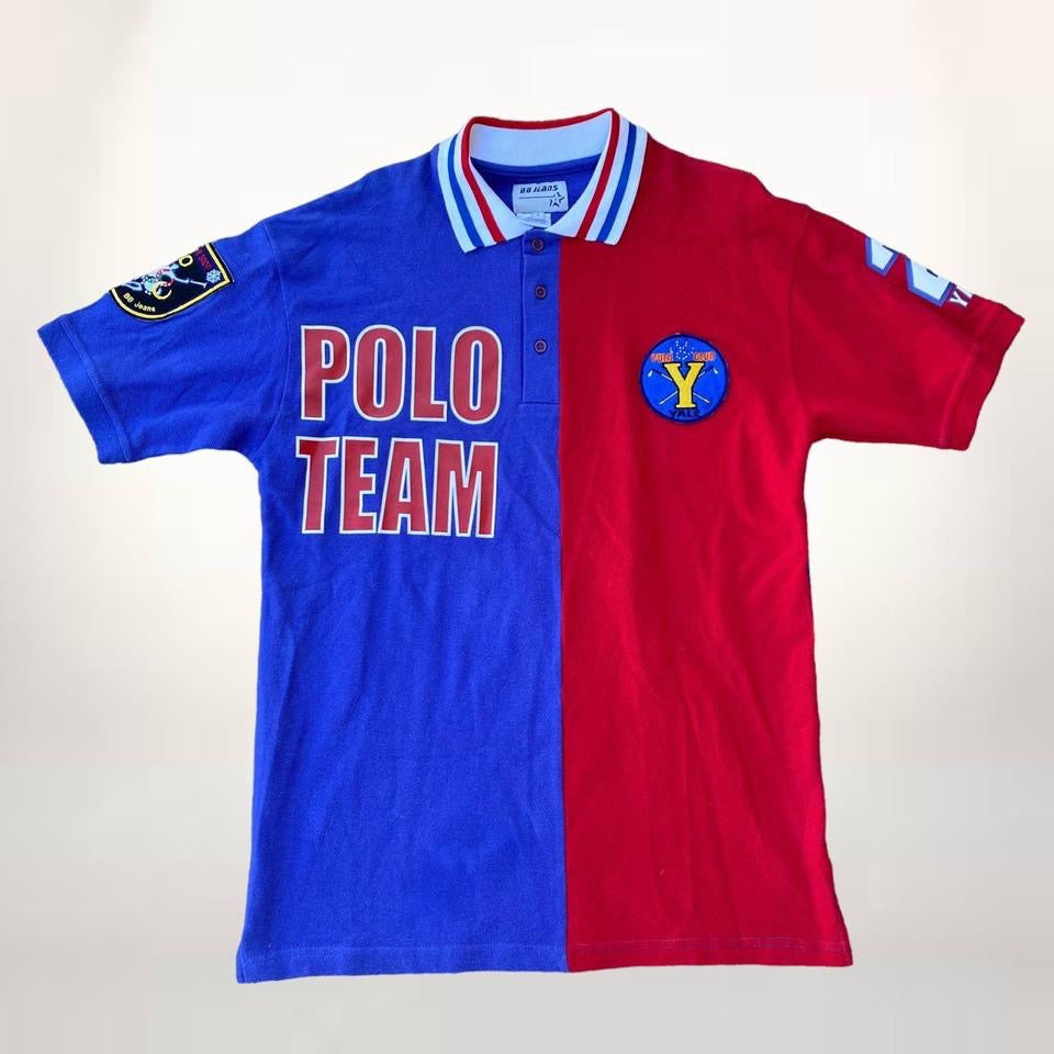 2000s Blokette Oversized Polo Tee (Large)