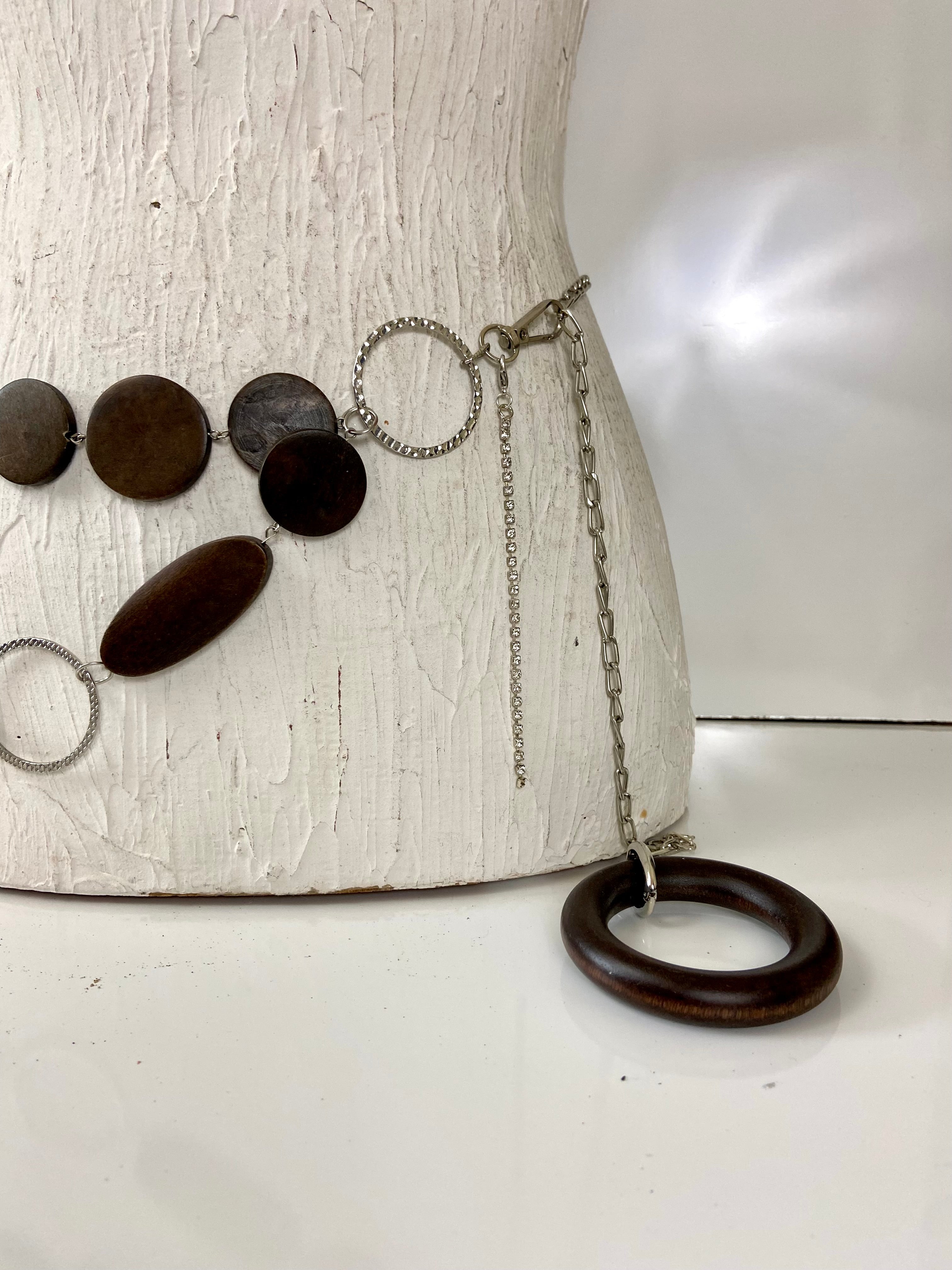 Circle ⭕️ wood 🪵 belt