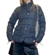 Vintage Miss Sixty Black Puffer Coat (M)