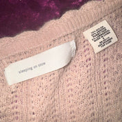 Soft Blush Duster Cardigan (S/M)