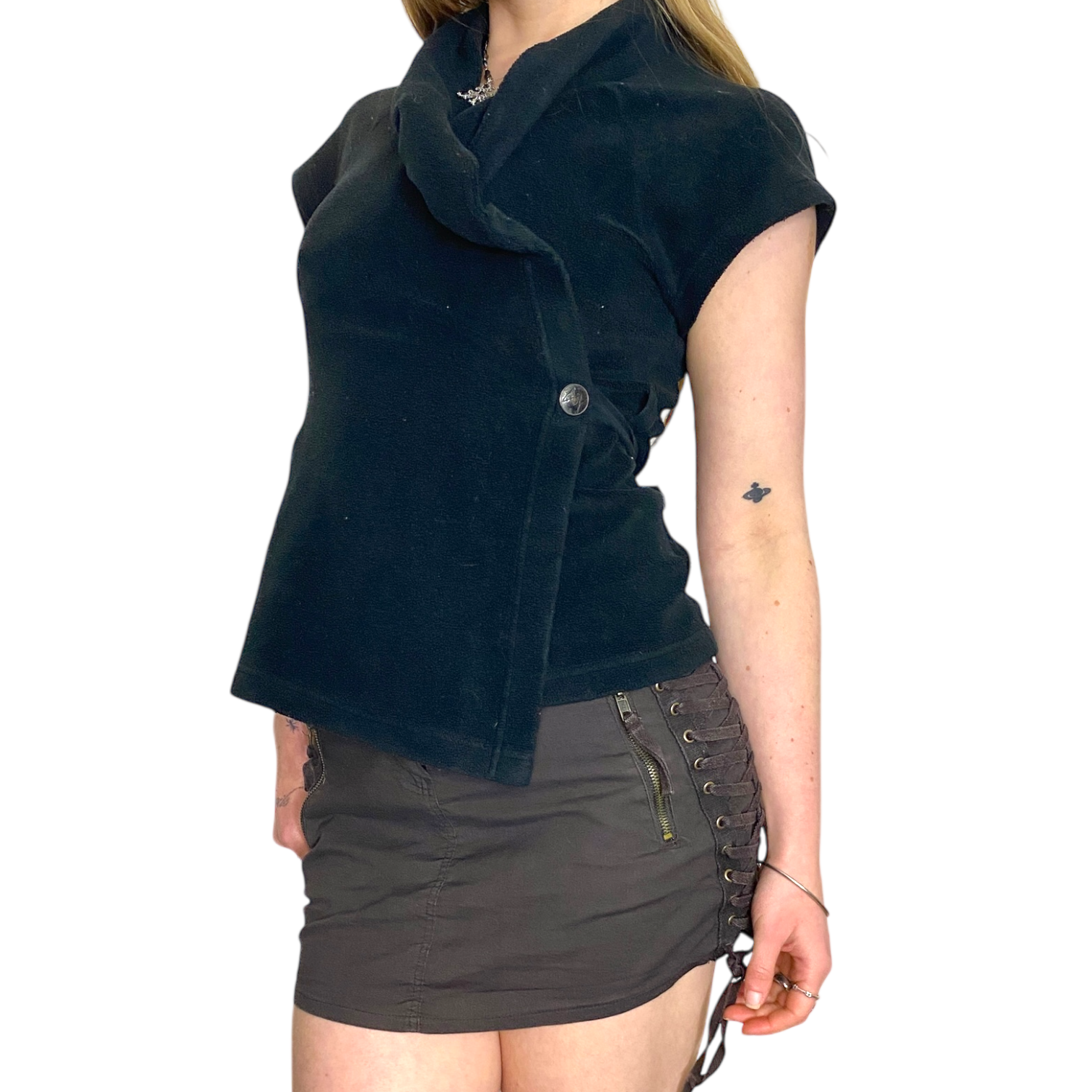 Vintage Avant Garde Cop Copine Top (S/M)