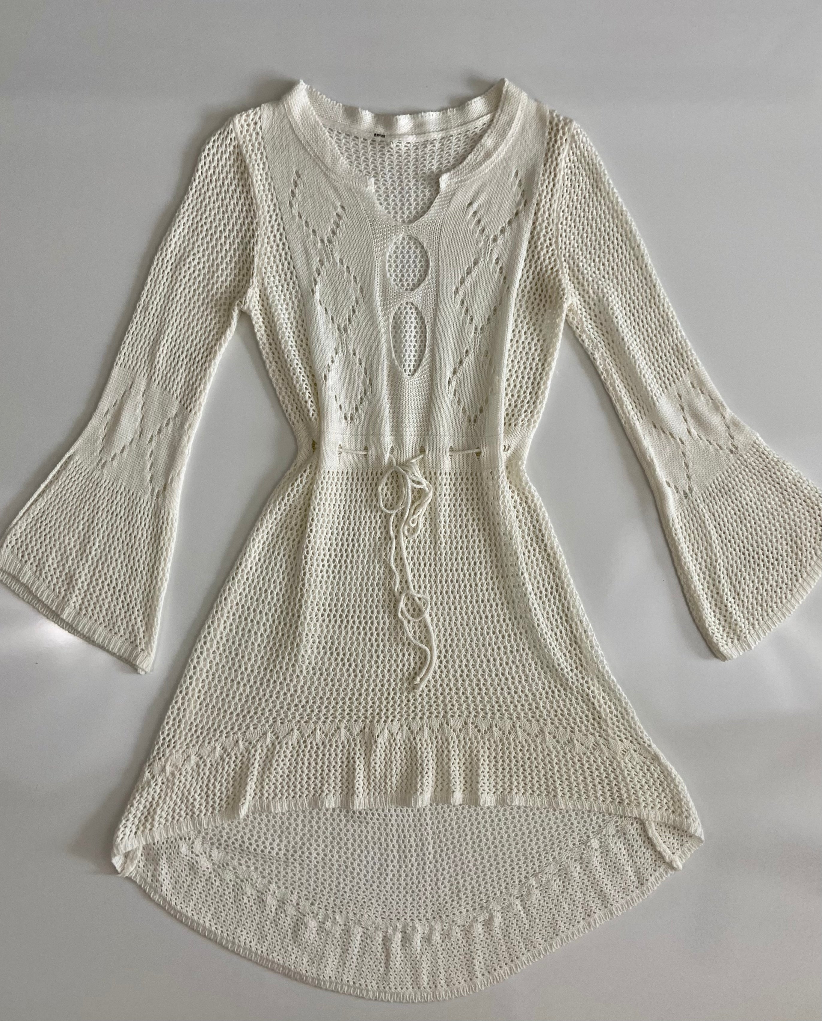 Crochet cover up dress