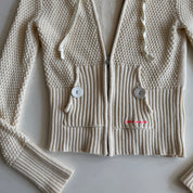 2000s DKNY Knit Hoodie (S)