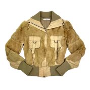 Fur Cargo Style Jacket (XS/S)