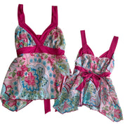 Y2K floral babydoll