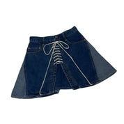 Hysteric Glamour Denim Lace Up Mini Skirt