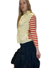 Vintage Deadstock Italian Striped Nautical Shirt (S)