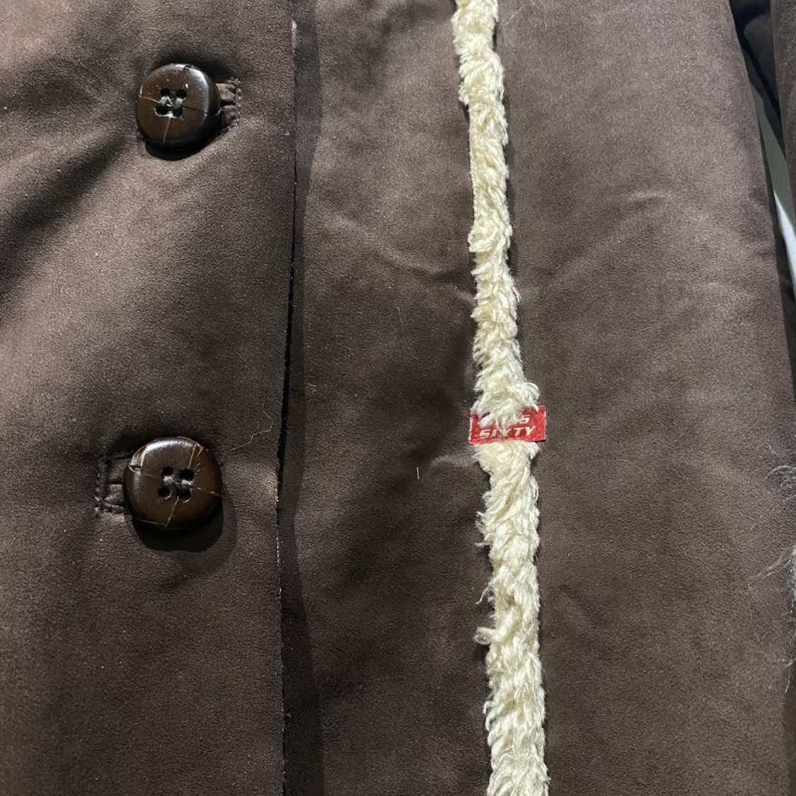 Y2K 2000s Miss Sixty Afghan Faux Fur Coat (S/M)