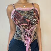 Vintage Y2K Detailed Coquette Camisole (S)