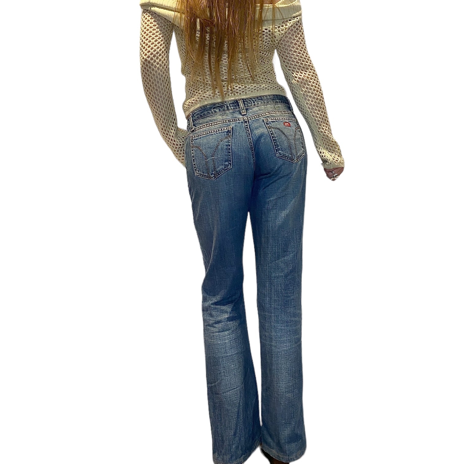 Vintage Miss Sixty Low Rise Bootcut Jeans (M)