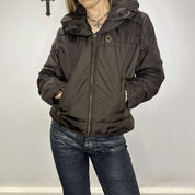 Vintage Cropped Utility Puffer Coat (M/L)