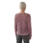 Vintage Euro Pink Open Knit Sweater (S/M)
