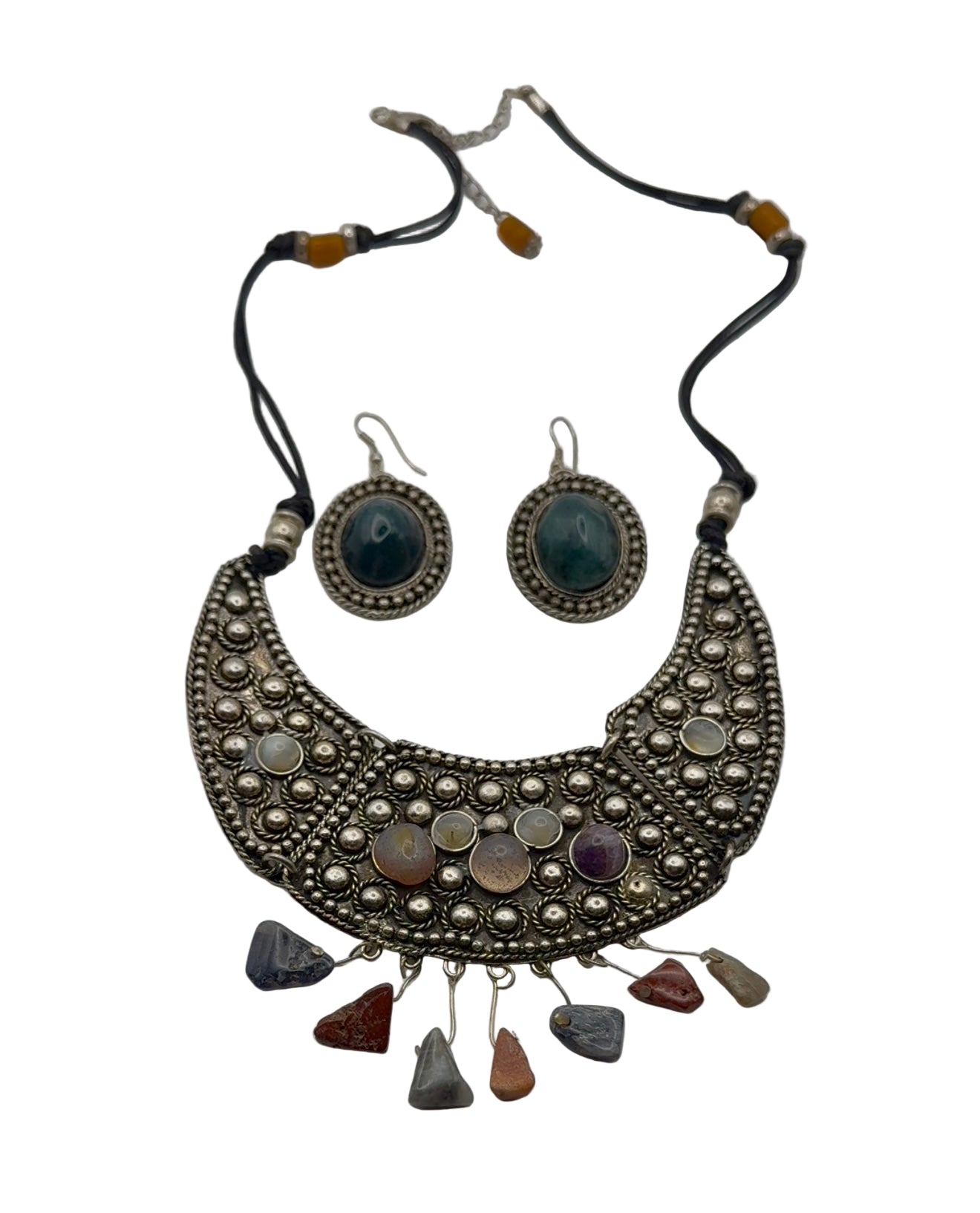 Vintage Gemstone
Collar Necklace set