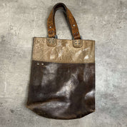 Vintage Diesel Tote Suede Bag