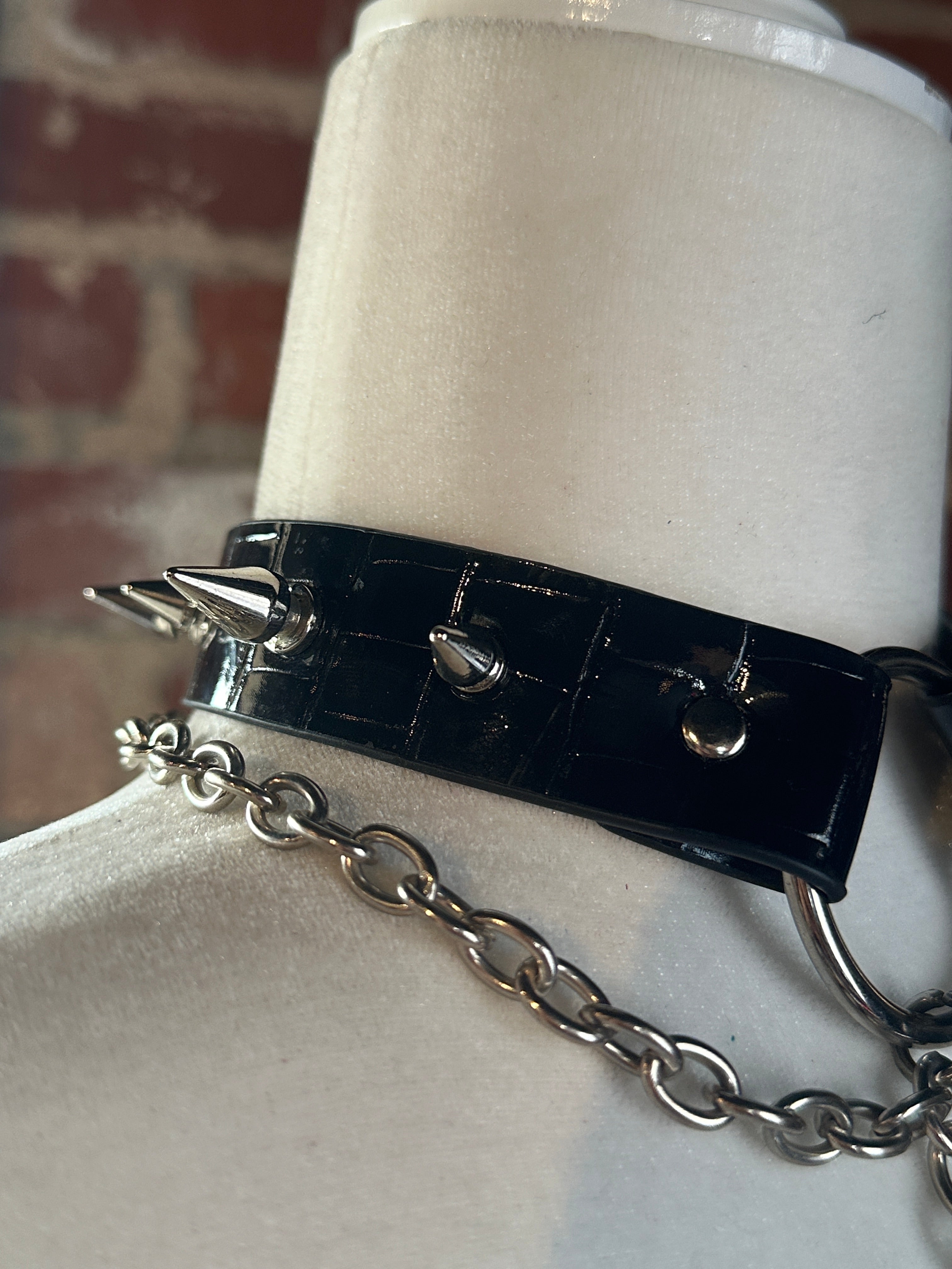 Soft Punk Heart Choker